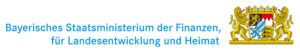 Logo des Bayerischen Staatsministeriums der Finanzen, für Landesentwicklung und Heimat
