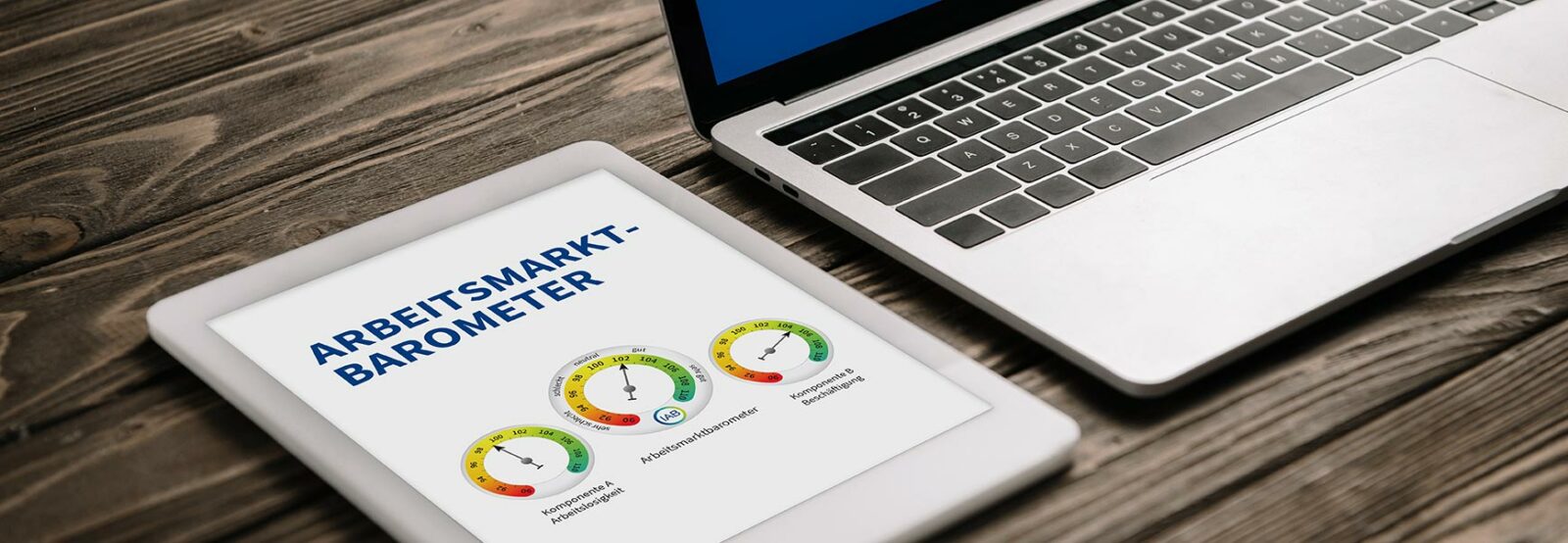 Kennungsbild für das IAB-Arbeitsmarktbarometer