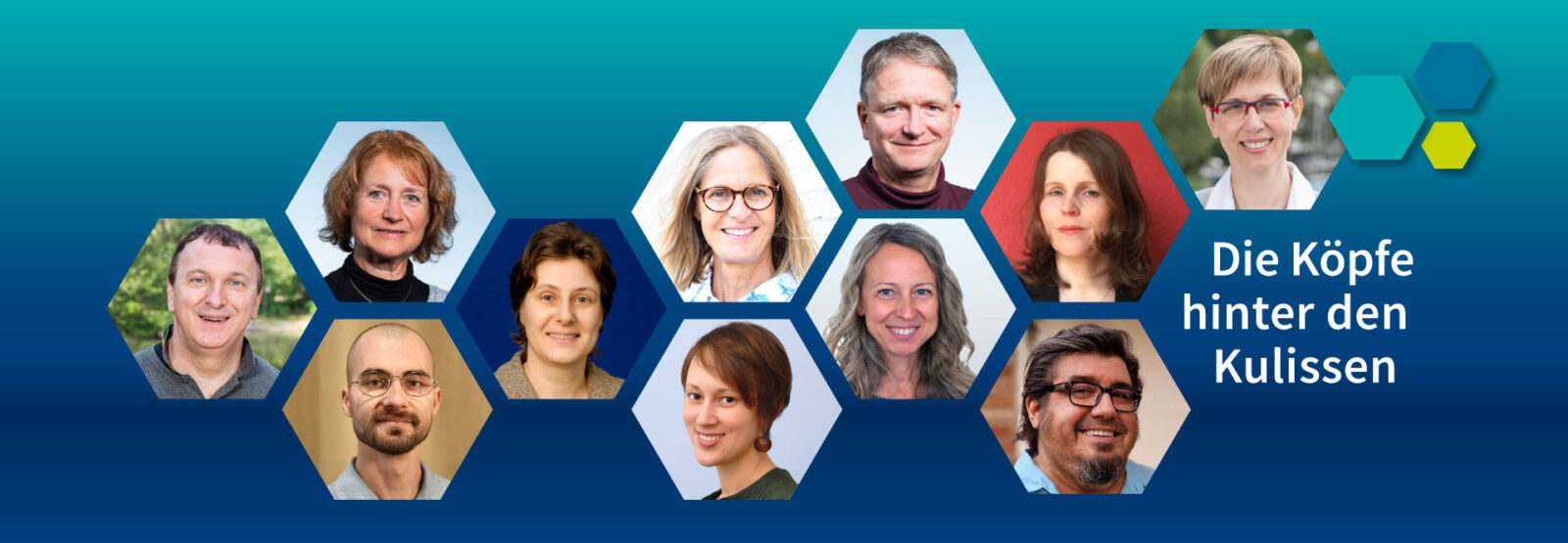 Portraits der Redaktionsmitglieder des IAB-Forums.